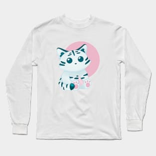 Kawaii Yokai Byakko Long Sleeve T-Shirt